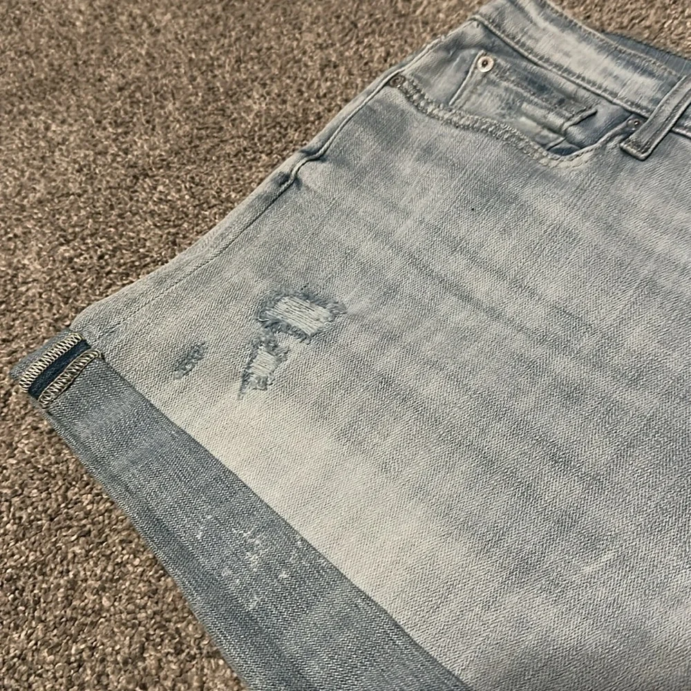 NWT 7 For All Mankind Cuffed Mid Roll Shorts 32 Broken Twill Coco Prive 7FAM - Picture 7 of 11